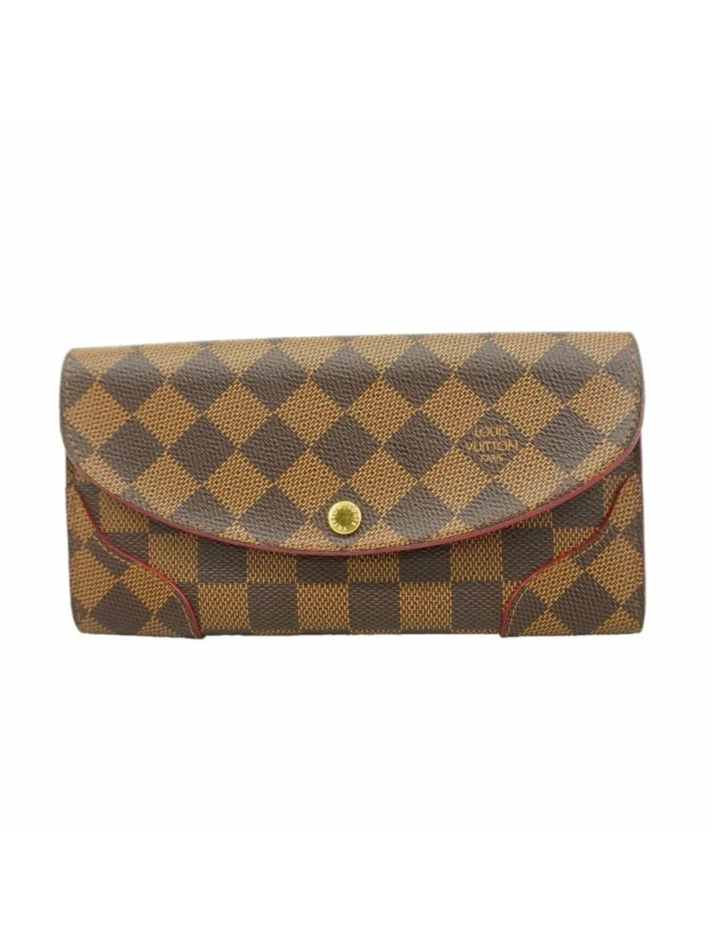 Louis Vuitton Wallet Damier Portefeuille Kaisa Ebene Cerise